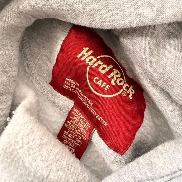 Hard Rock Cafe Gray Hoodie - Picture 2 of 2